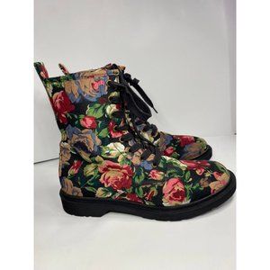 Mossimo Floral combat boots